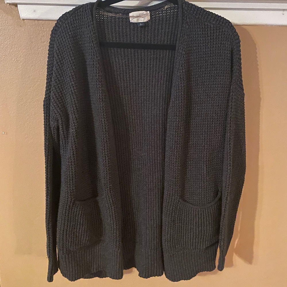Universal Thread thick dark grey cardigan